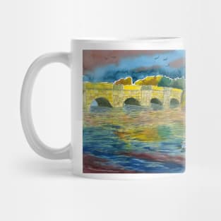 Bakewell Bridge over the River Wye, Peak District, Derbyshire Mug